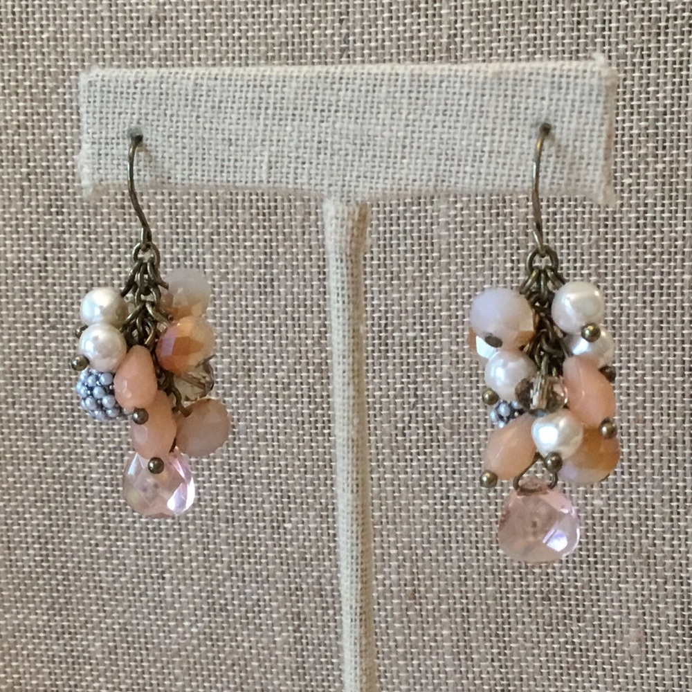 Heirloom Pave Cluster Earrings